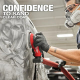 Milwaukee M12 FUEL 6 Inch Random Orbital Sander Kit, 3/32 Inch
