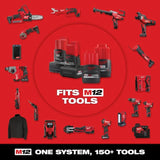 Milwaukee M12 FUEL 6 Inch Random Orbital Sander Kit, 3/32 Inch
