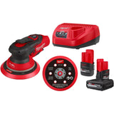 Milwaukee M12 FUEL 6" Random Orbital Sander Kit (3/16")