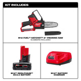 Milwaukee M12 FUEL HATCHET 6 In. Pruning Saw Kit