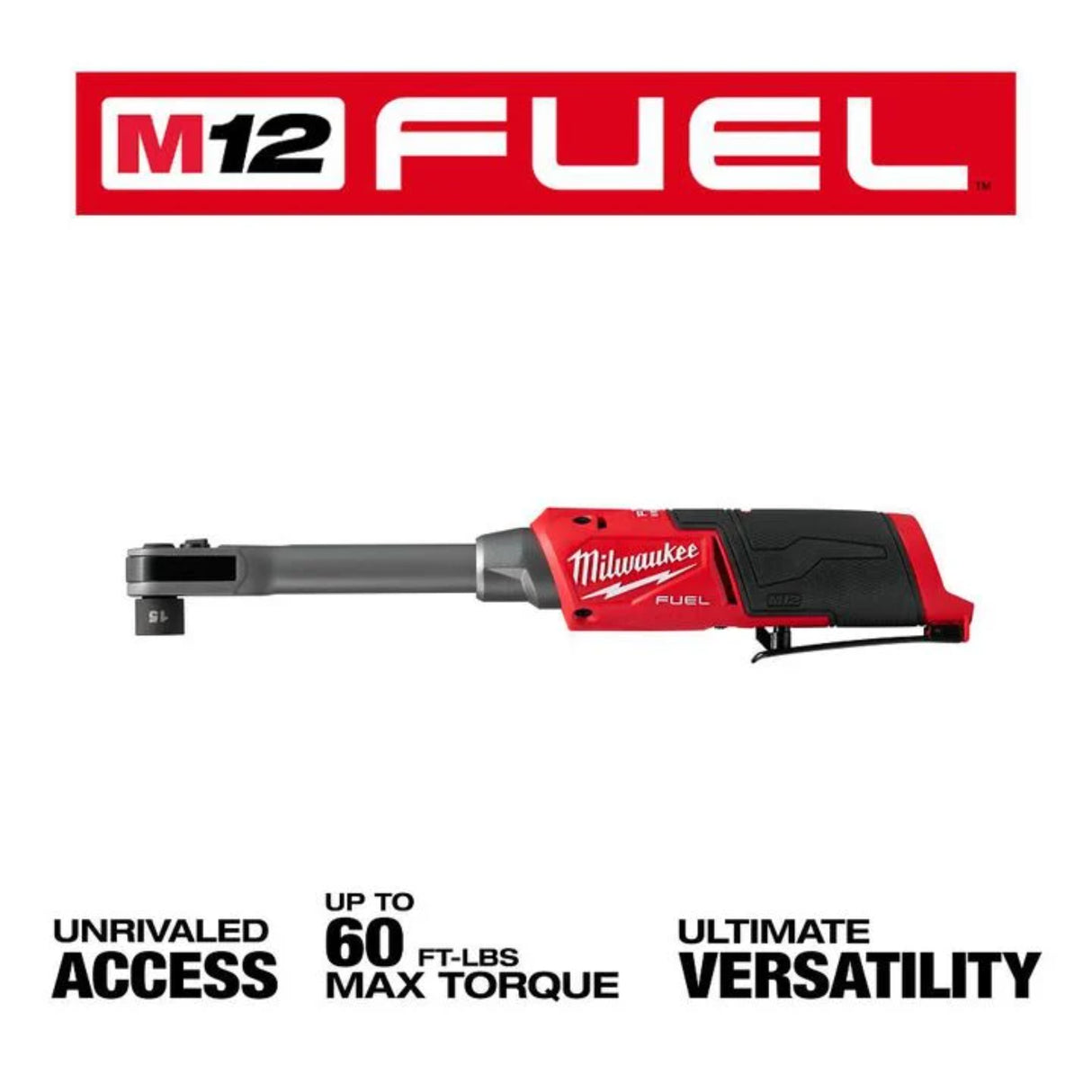 Milwaukee M12 FUEL INSIDER Extended Reach Box Ratchet (Bare Tool)