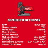 Milwaukee M12 FUEL Jig Saw (Bare Tool)