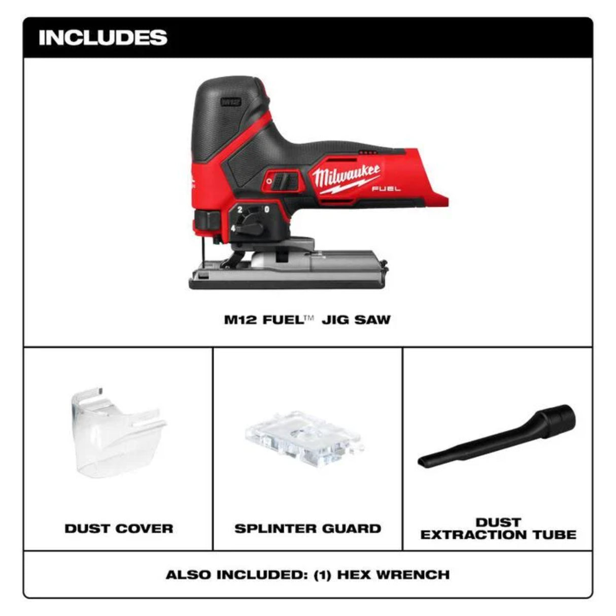 Milwaukee M12 FUEL Jig Saw (Bare Tool)