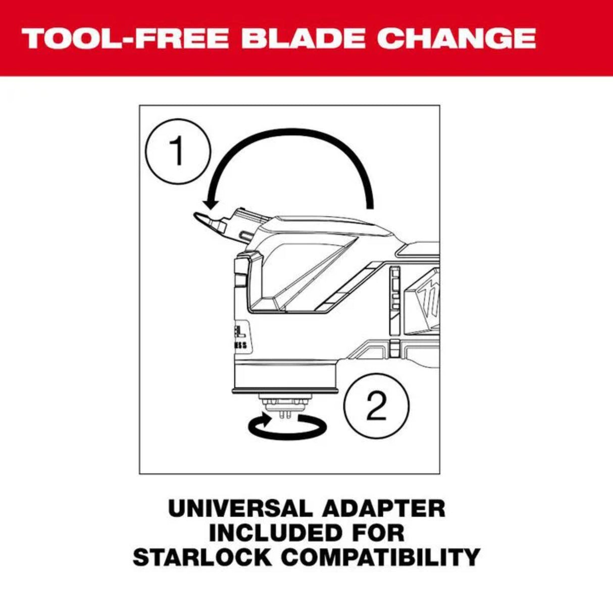 Milwaukee M12 FUEL Oscillating Multi-Tool (Bare Tool)