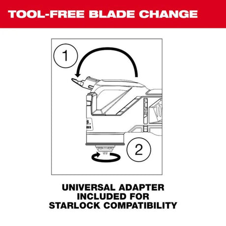 Milwaukee M12 FUEL Oscillating Multi-Tool (Bare Tool)