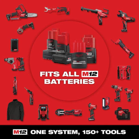Milwaukee M12 FUEL Straight Die Grinder 2 Battery Kit