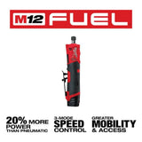 Milwaukee M12 FUEL Straight Die Grinder 2 Battery Kit
