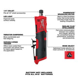Milwaukee M12 FUEL Straight Die Grinder (Bare Tool)
