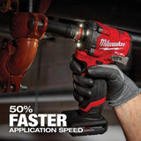 Milwaukee M12 FUEL Stubby 1/2 Inch Impact Wrench with Pin Detent (Bare Tool)