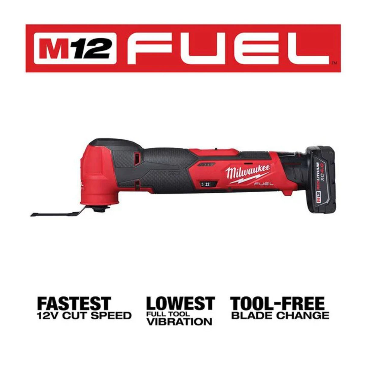 Milwaukee M12 FUELOscillating Multi-Tool Kit