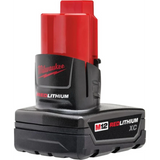Milwaukee M12 REDLITHIUM XC 12V 3Ah Lithium Ion Power Tool Battery Pack with Fuel Indicator (2 Pack)