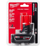 Milwaukee M12 REDLITHIUM XC 12V 4Ah Lithium Ion Power Tool Battery Pack