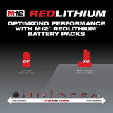 Milwaukee M12 REDLITHIUM XC 12V 6Ah Lithium Ion Power Tool Battery Pack