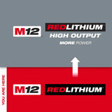 Milwaukee M12 REDLITHIUM XC4.0 Battery Two Pack