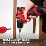 Milwaukee M12 Subcompact Brushless 3/8 Inch Drill/Driver (Bare Tool)