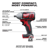 Milwaukee M18 1/2 In. Impact Wrench (Bare Tool)