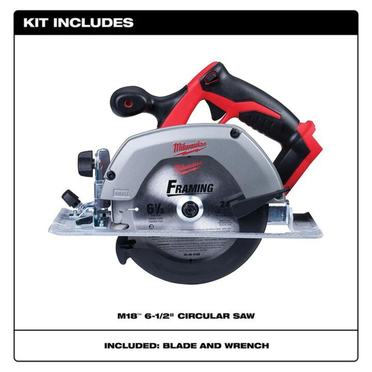 Milwaukee M18 6-1/2-Inch Circular Saw (Bare Tool)