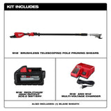 Milwaukee M18 Brushless Telescoping Pole Pruning Shears Kit