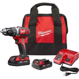 Milwaukee M18 Compact 1/2 In. Drill Driver Kit with Compact Batteries