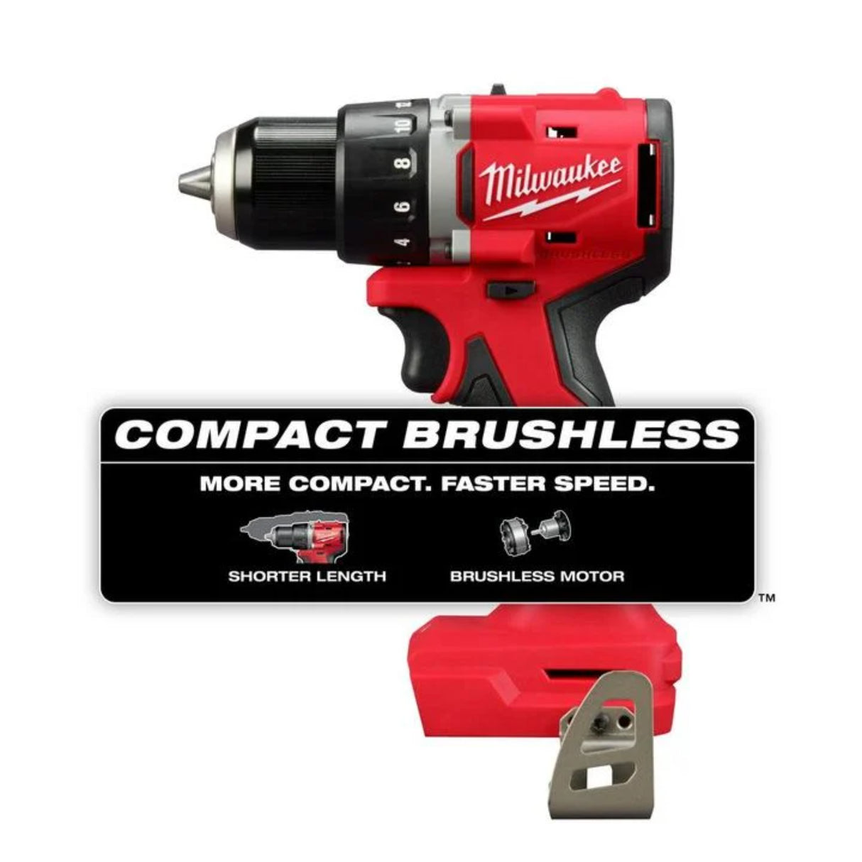 Milwaukee M18 Compact 1/2 in Drill/Driver (Bare Tool)