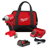 Milwaukee M18 Compact 1/4 Inch Hex Impact Driver Kit