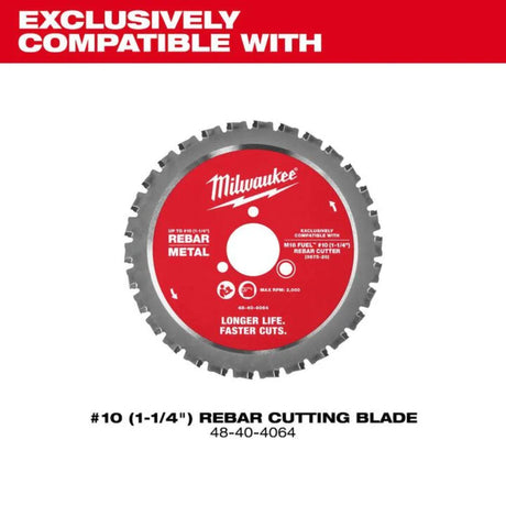 Milwaukee M18 FUEL #10 1-1/4 Inch Rebar Cutter (Bare Tool)