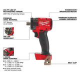 Milwaukee M18 FUEL 1/2 Compact Impact Wrench with Pin Detent (Bare Tool)