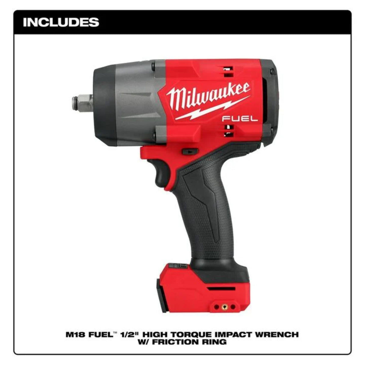 Milwaukee M18 FUEL 1/2 in High Torque Impact Wrench with Friction Ring (Bare Tool)
