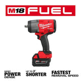 Milwaukee M18 FUEL 1/2 in High Torque Impact Wrench with Friction Ring Kit