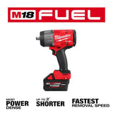 Milwaukee M18 FUEL 1/2in High Torque Impact Wrench with Friction Ring REDLITHIUM FORGE Kit