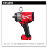 Milwaukee M18 FUEL 1/2in High Torque Impact Wrench with Pin Detent (Bare Tool)