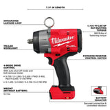 Milwaukee M18 FUEL 1/2in High Torque Impact Wrench with Pin Detent (Bare Tool)