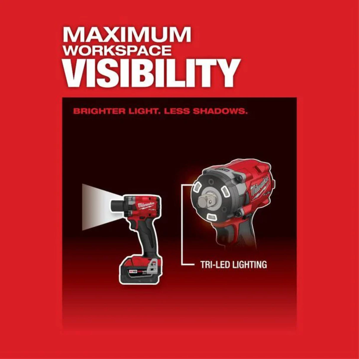 Milwaukee M18 FUEL 1/2inch Compact Impact Wrench with Pin Detent Kit