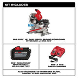 Milwaukee M18 FUEL 12inch Dual Bevel Sliding Compound Miter Saw - Kit
