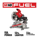 Milwaukee M18 FUEL 12inch Dual Bevel Sliding Compound Miter Saw - Kit