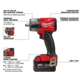 Milwaukee M18 FUEL 1/2inch Mid Torque Impact Wrench with Friction Ring Kit