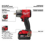 Milwaukee M18 FUEL 1/2inch Mid-Torque Impact Wrench with Pin Detent Kit