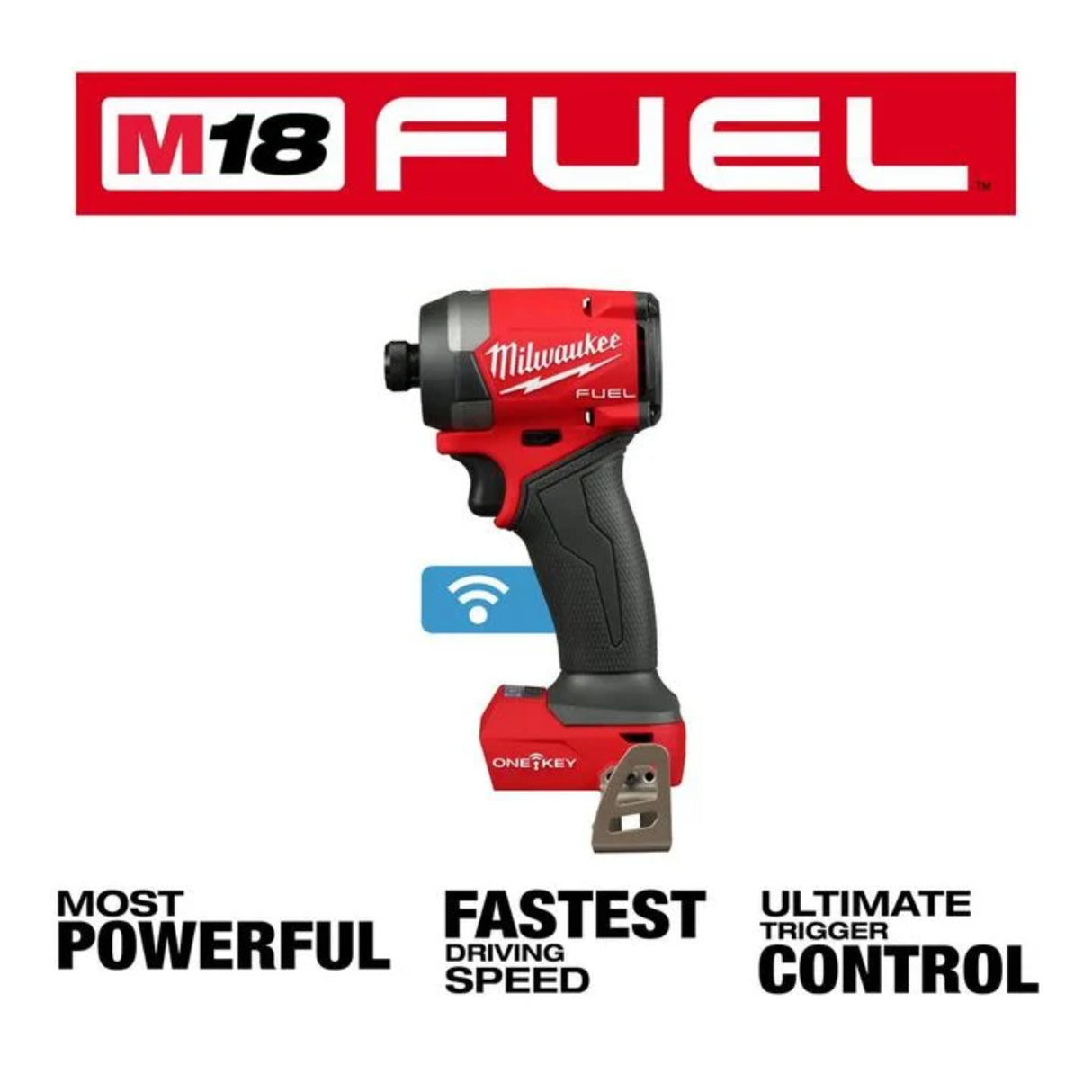 Milwaukee M18 FUEL 1/4inch Hex Impact Driver with ONE-KEY (Bare Tool)