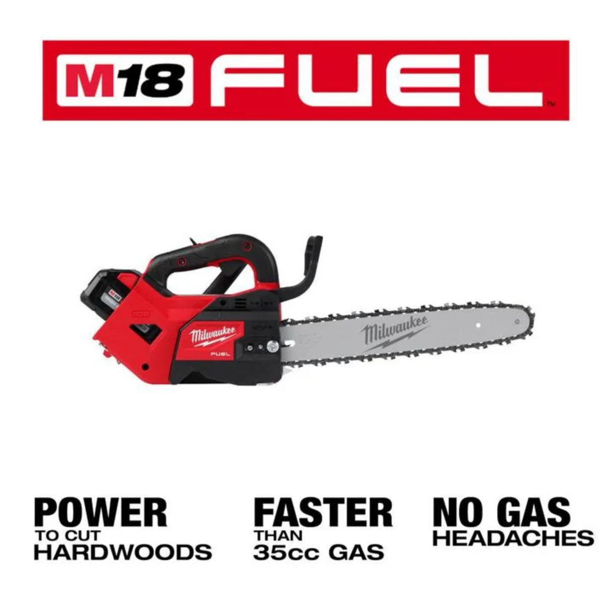 Milwaukee M18 FUEL 14inch Top Handle Chainsaw Kit