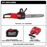 Milwaukee M18 FUEL 16 in. Chainsaw Kit