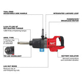 Milwaukee M18 FUEL 1inch D Handle Impact Wrench ONE KEY (Bare Tool)