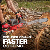 Milwaukee M18 FUEL 20 Inch Dual Battery Chainsaw Kit