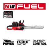 Milwaukee M18 FUEL 20 Inch Dual Battery Chainsaw Kit