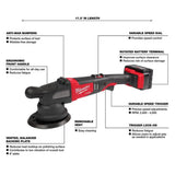 Milwaukee M18 FUEL 21mm Random Orbital Polisher Kit