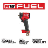 Milwaukee M18 FUEL 3/8 Compact Impact Wrench with Friction Ring (Bare Tool)