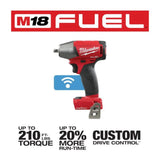 Milwaukee M18 FUEL 3/8 in. Compact Impact Wrench with Friction Ring with ONE-KEY (Bare Tool)
