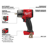 Milwaukee M18 FUEL 3/8 Mid-Torque Impact Wrench with Friction Ring (Bare Tool)