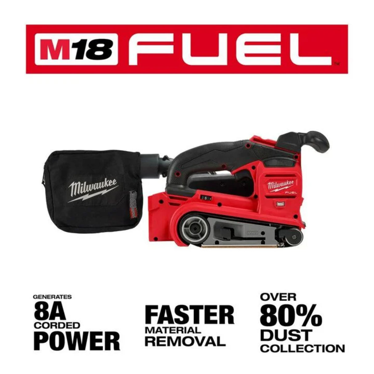 Milwaukee M18 FUEL 3inchx18inch Belt Sander (Bare Tool)