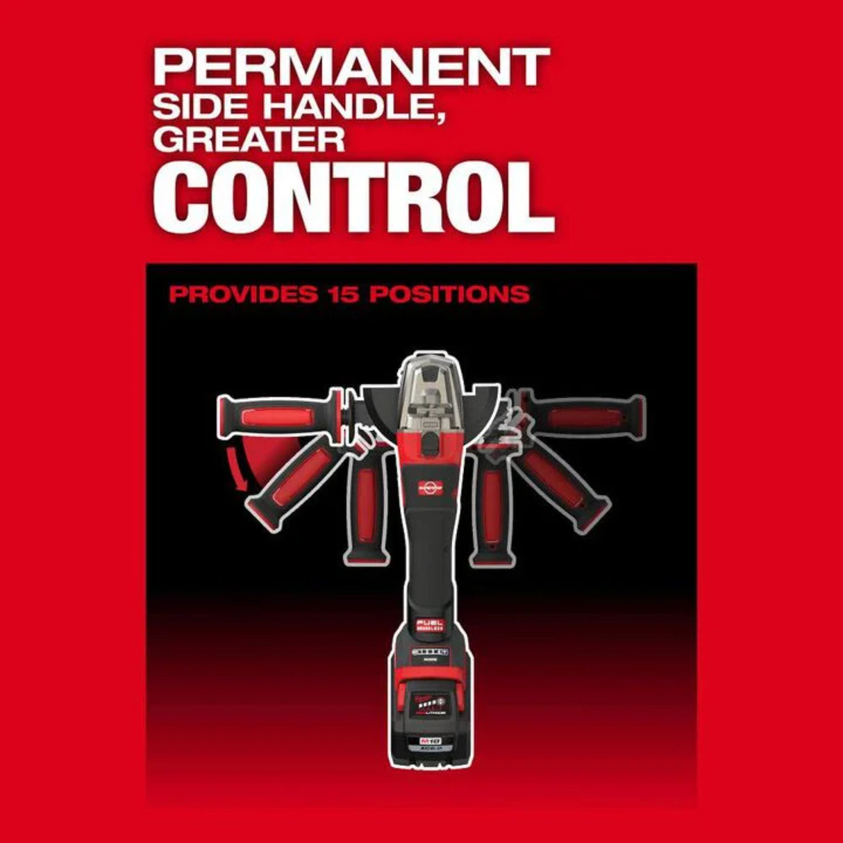 Milwaukee M18 FUEL 4-1/2 in / 5 in Dual-Trigger Braking Grinder (Bare Tool)