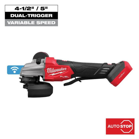Milwaukee M18 FUEL 4-1/2 in / 5 in Dual-Trigger Braking Grinder (Bare Tool)
